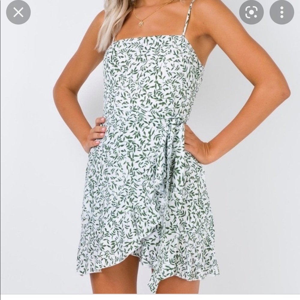 Princess Polly Olive Garden Mini Dress